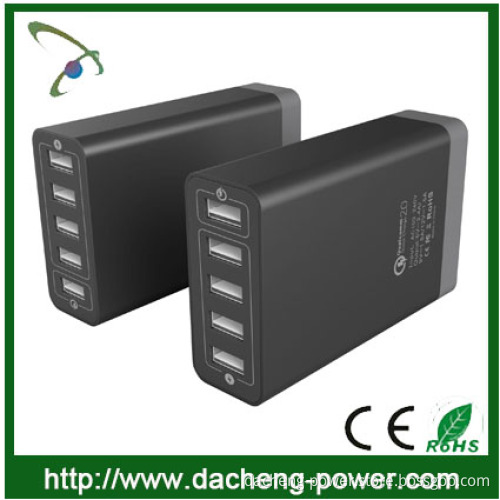 QC2.0 charger faster charging speed 5 port usb charger for Samsung Galaxy S6/S6 Edge HTC